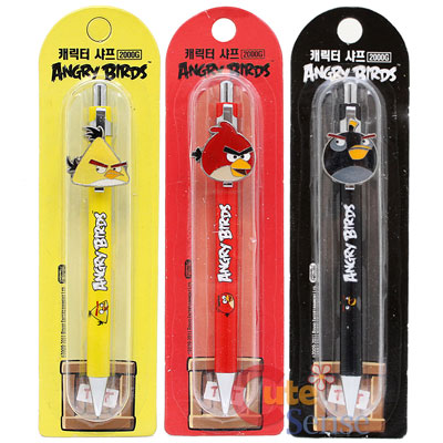 Rovio Angry Birds Mechanical Pencil Sharp Pencil Set -3PC